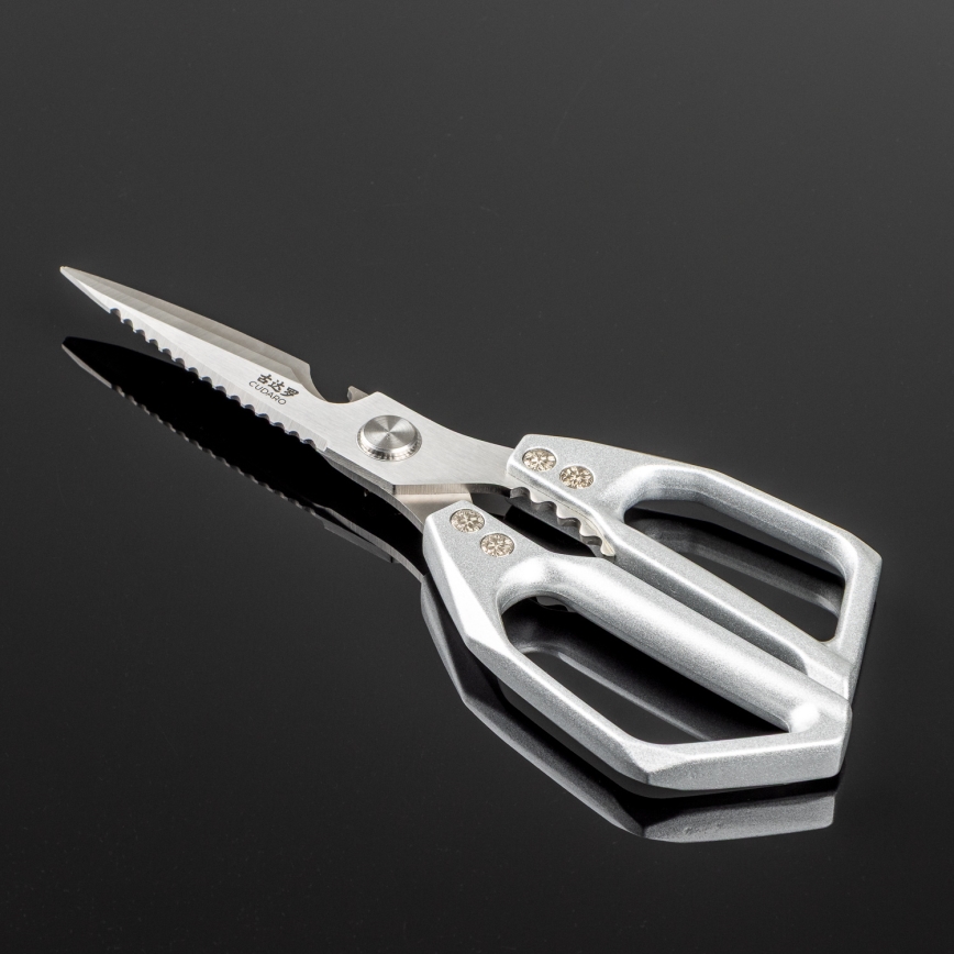 Gudaro - Gevogelteschaar SHOGUN 23,3 cm zilver
