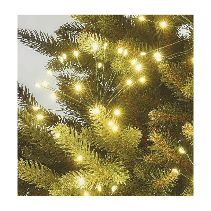 Guirlande de noël 450xLED/11m blanc chaud