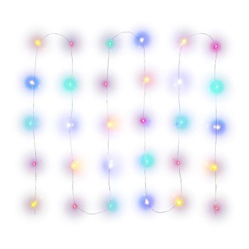 Guirlande de Noël à LED 30xLED/2xAA 3,3m multicolore