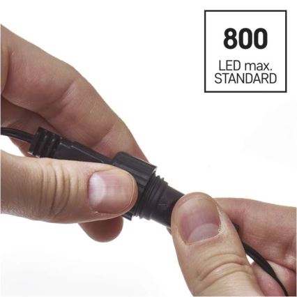 Guirlande de noël d'extérieur 100xLED/15m IP44 blanc chaud