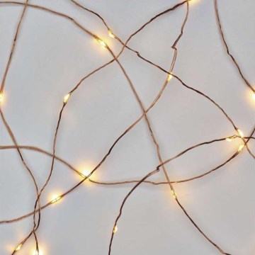 Guirlande de noël d'extérieur 100xLED/15m IP44 blanc chaud