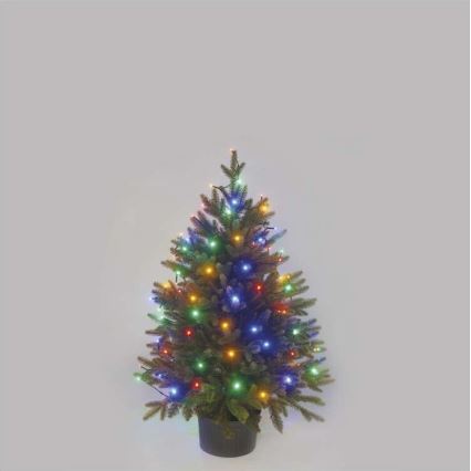 Guirlande de noël d'extérieur 40xLED/9m IP44 multicolore