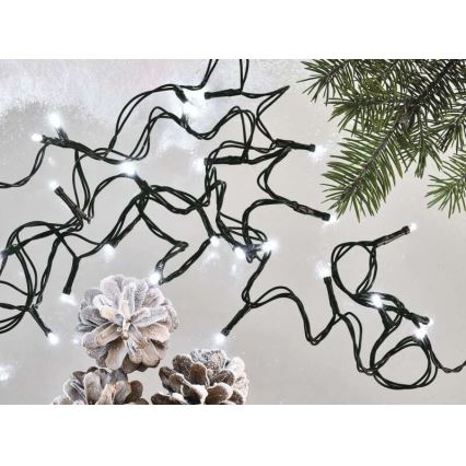 Guirlande de noël d'extérieur 500xLED/55m IP44 blanc froid