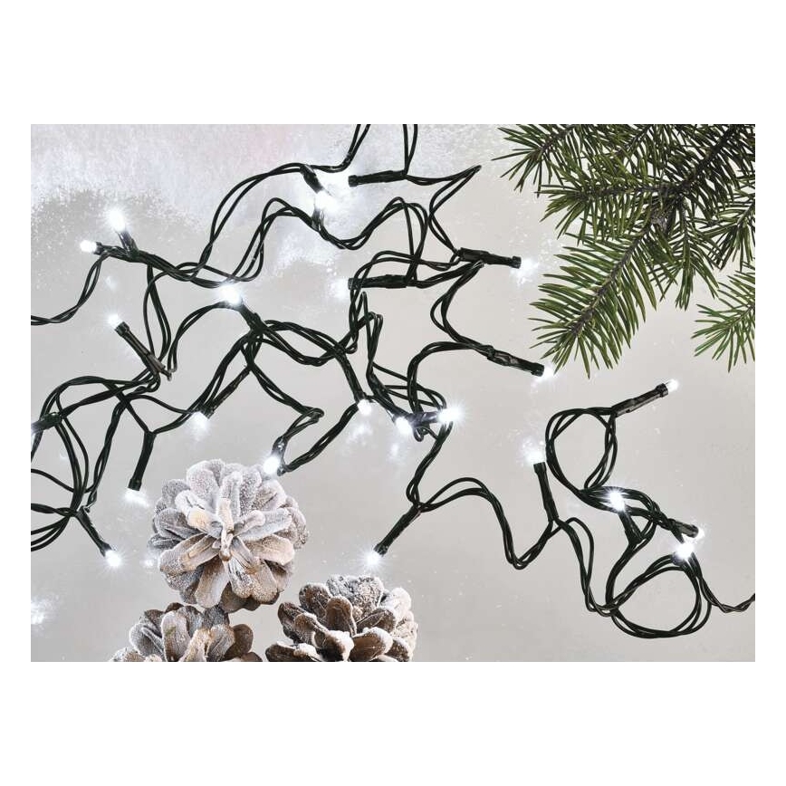 Guirlande de noël d'extérieur 500xLED/55m IP44 blanc froid