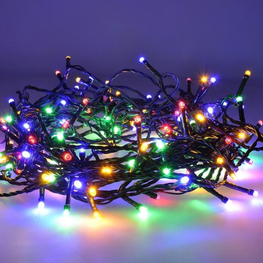 Guirlande de noël d'extérieur 50xLED/8 fonctions 8m IP44 multicolore