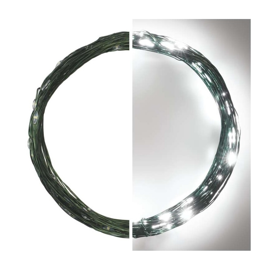 Guirlande de noël d'extérieur 75xLED/12,5m IP44 blanc froid