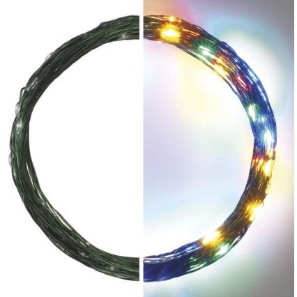 Guirlande de noël d'extérieur 75xLED/12,5m IP44 multicolore