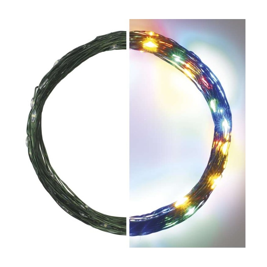 Guirlande de noël d'extérieur 75xLED/12,5m IP44 multicolore