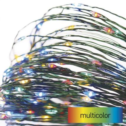 Guirlande de noël d'extérieur 75xLED/12,5m IP44 multicolore