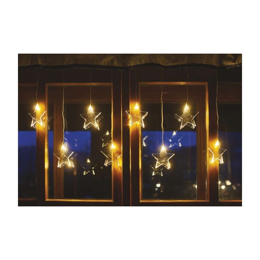 Guirlande de noël d'extérieur 8xLED/5,84m IP44 étoiles