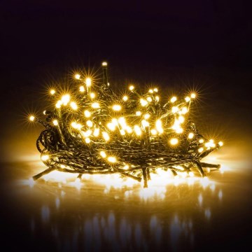 Guirlande de Noël extérieure 1000xLED 105m blanc chaud IP44