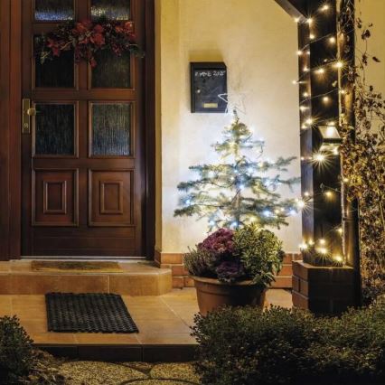 Guirlande de Noël extérieure 100xLED/10m IP44 chaud/blanc froid