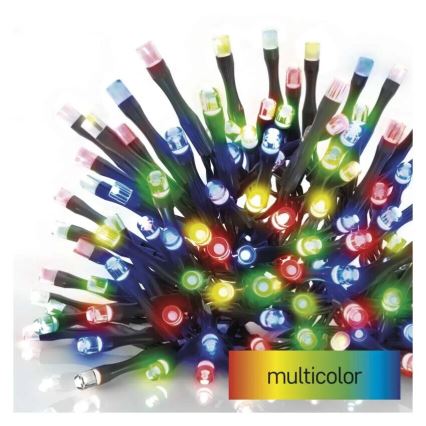 Guirlande de Noël extérieure 100xLED/10m IP44 multicolore