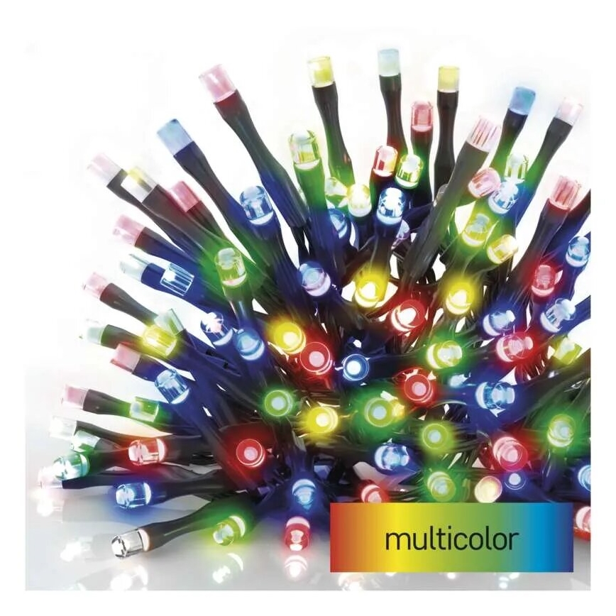 Guirlande de Noël extérieure 100xLED/10m IP44 multicolore