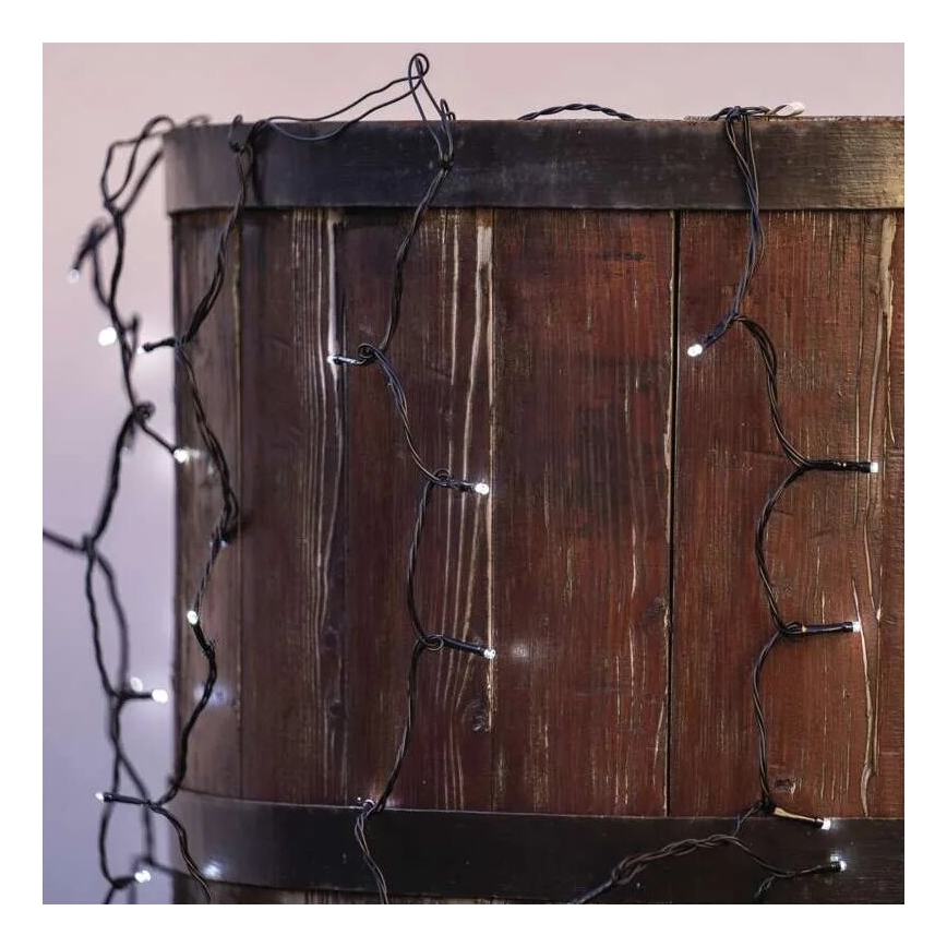 Guirlande de Noël extérieure 100xLED/1x2m IP44 blanc froid