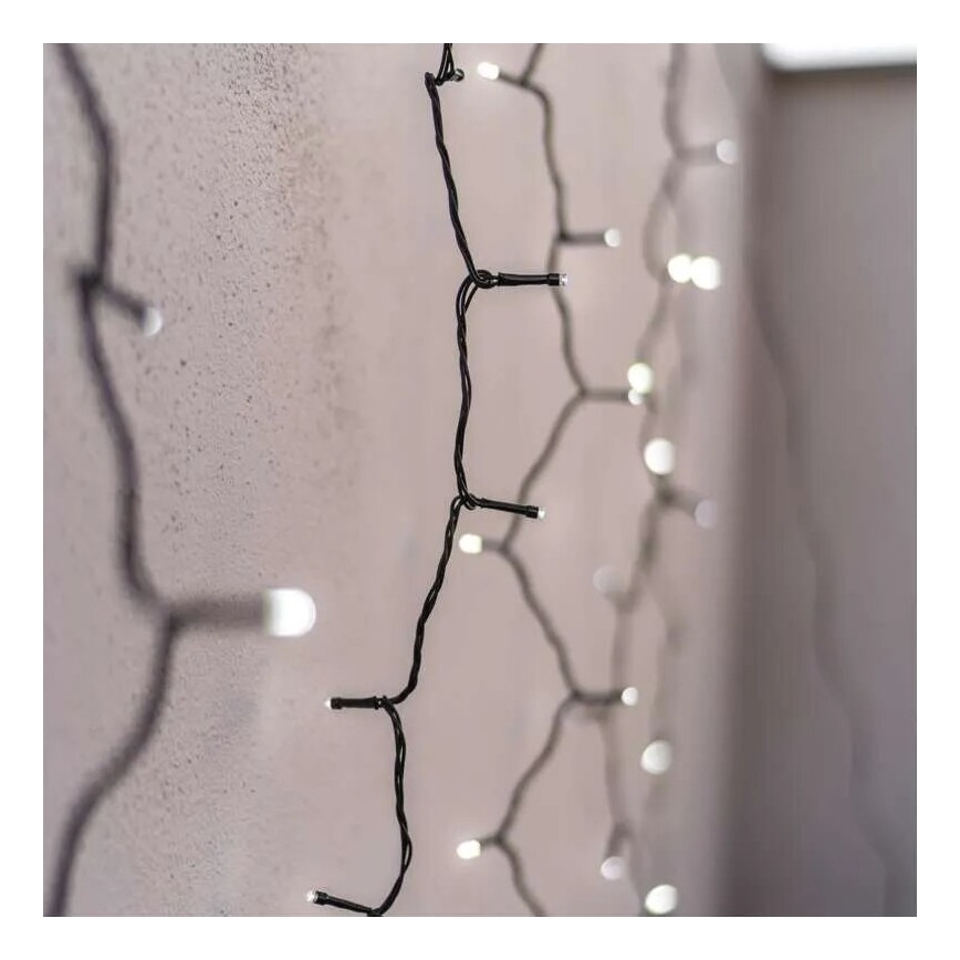 Guirlande de Noël extérieure 100xLED/1x2m IP44 blanc froid