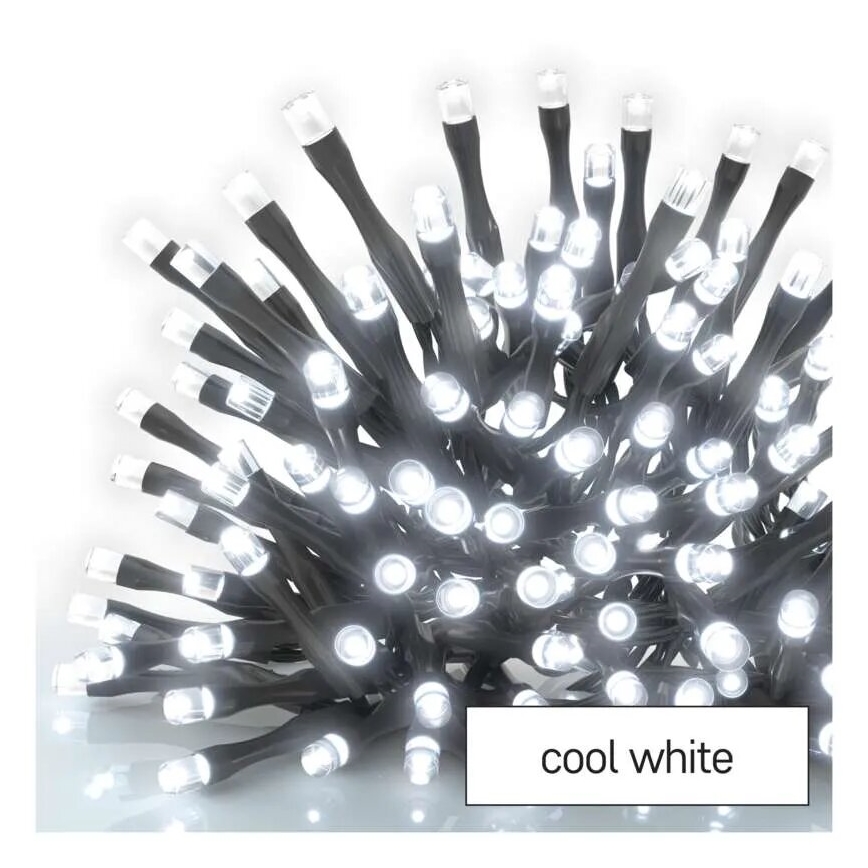 Guirlande de Noël extérieure 100xLED/1x2m IP44 blanc froid