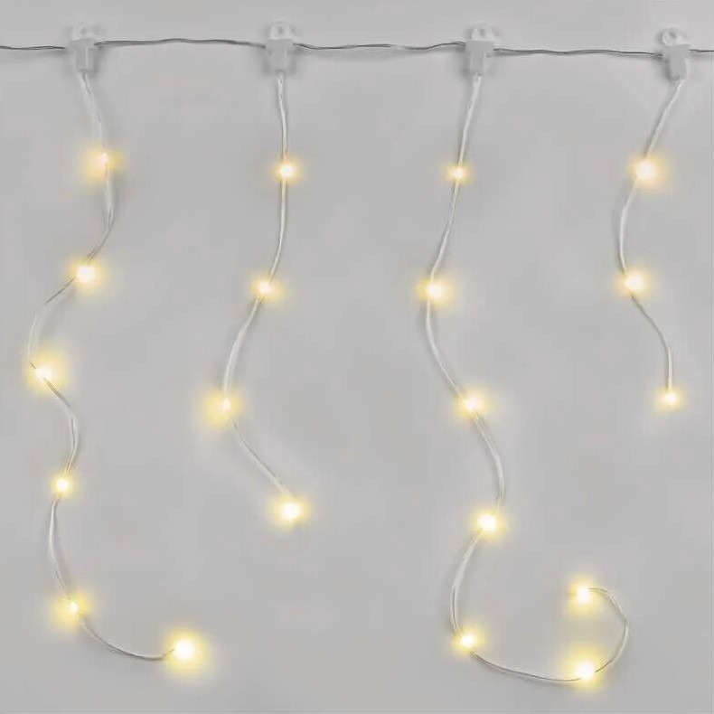 Guirlande de Noël extérieure 100xLED/8 fonctions 7,9x0,7m IP44 blanc chaud