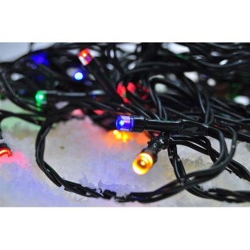 Guirlande de Noël extérieure 100xLED/8 fonctions IP44 13m multicolore