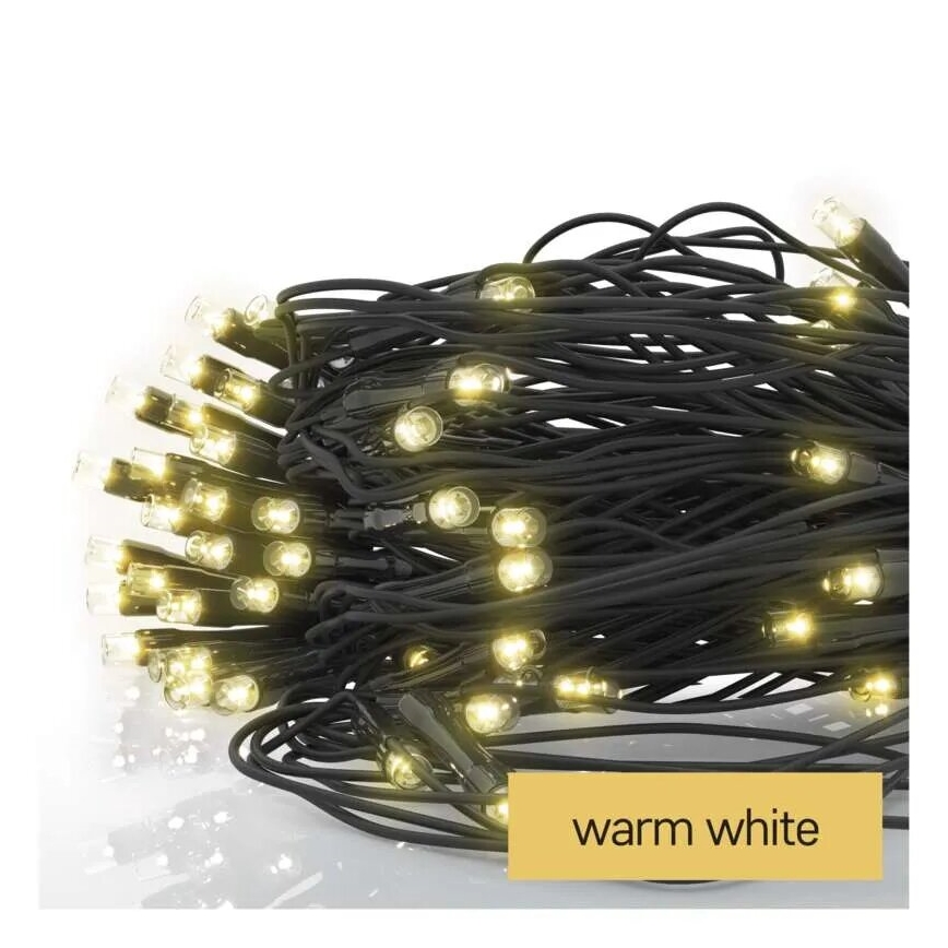 Guirlande de Noël extérieure 160xLED/2x1,5m IP44 blanc chaud