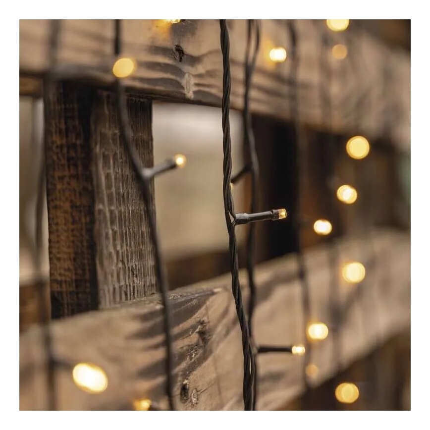 Guirlande de Noël extérieure 50xLED/5m IP44 blanc chaud