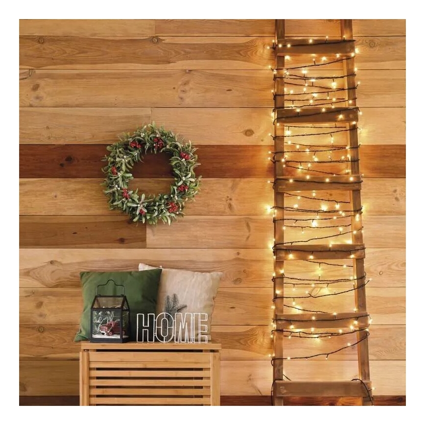 Guirlande de Noël extérieure 50xLED/5m IP44 blanc chaud
