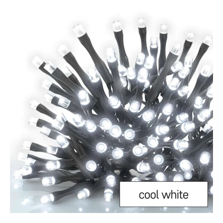 Guirlande de Noël extérieure 50xLED/5m IP44 blanc froid