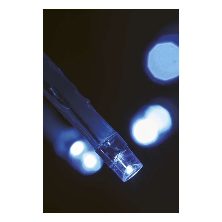 Guirlande de noël extérieure CHAIN 180xLED/8 fonctions 8m IP44 blanc froid