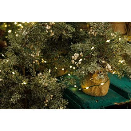 Guirlande de Noël extérieure LINE 700xLED/8 fonctions 40 m IP44 blanc chaud