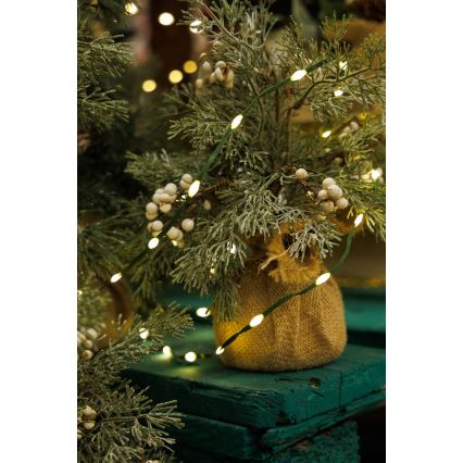 Guirlande de Noël extérieure LINE 700xLED/8 fonctions 40 m IP44 blanc chaud
