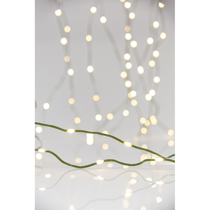 Guirlande de Noël extérieure LINE 700xLED/8 fonctions 40 m IP44 blanc chaud