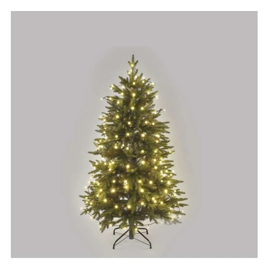 Guirlande de Noël LED 200 LED, 8 fonctions, 20 m, IP44, blanc chaud