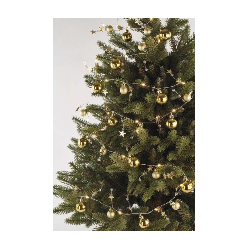 Guirlande de noël LED 20xLED/2xAA 2,2 m blanc chaud