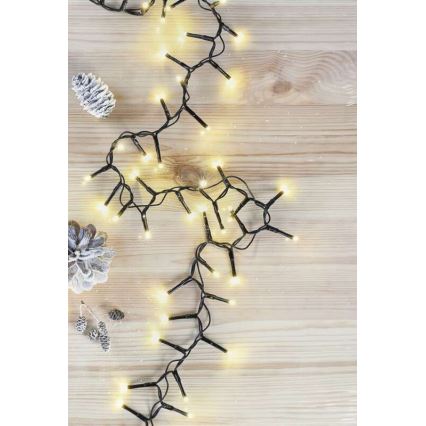 Guirlande de Noël LED 300xLED/11m IP44 blanc chaud