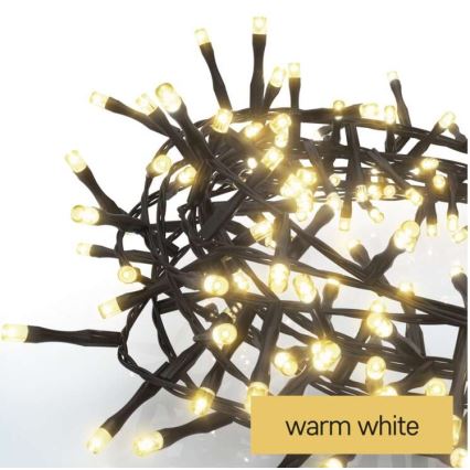 Guirlande de Noël LED 600xLED/17m IP44 blanc chaud