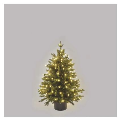 Guirlande de Noël LED, 80 lampes LED, 230 V, 8 fonctions, 13 m, IP44, blanc chaud