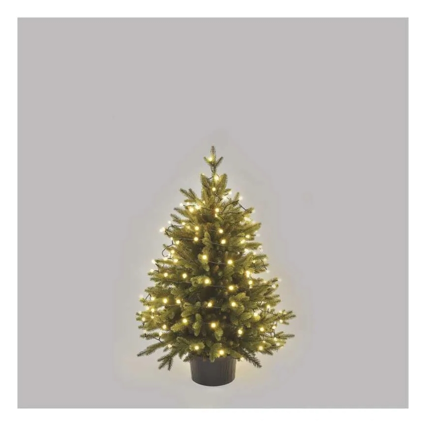 Guirlande de Noël LED, 80 lampes LED, 230 V, 8 fonctions, 13 m, IP44, blanc chaud