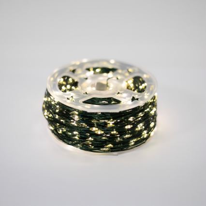 LED Guirlande lumineuse de Noël extérieure 1500xLED/230V 8 fonctions 153 m IP44 blanc chaud + télécommande