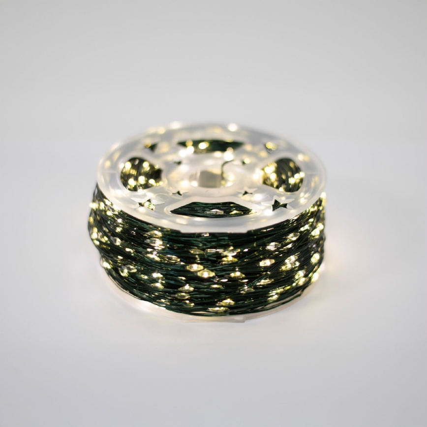 LED Guirlande lumineuse de Noël extérieure 1500xLED/230V 8 fonctions 153 m IP44 blanc chaud + télécommande