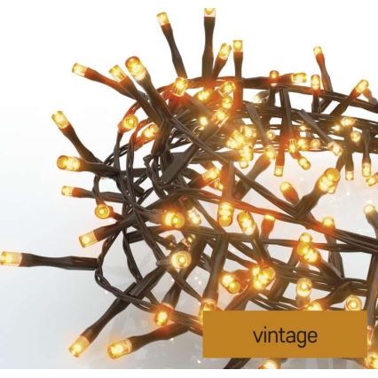 Guirlande de Noël LED extérieur 300xLED/11m IP44 vintage