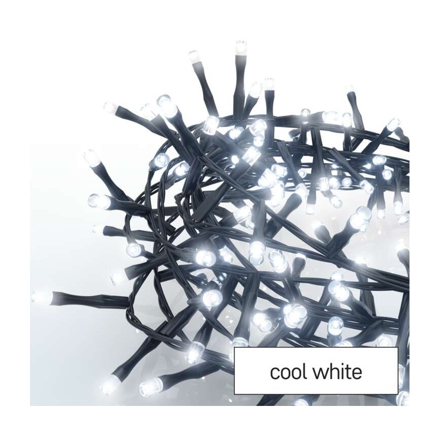Guirlande de Noël LED extérieur 400xLED/13m IP44 blanc froid