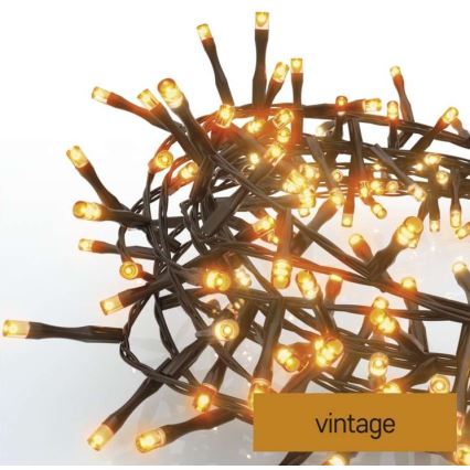 Guirlande de Noël LED extérieur 400xLED/13m IP44 vintage