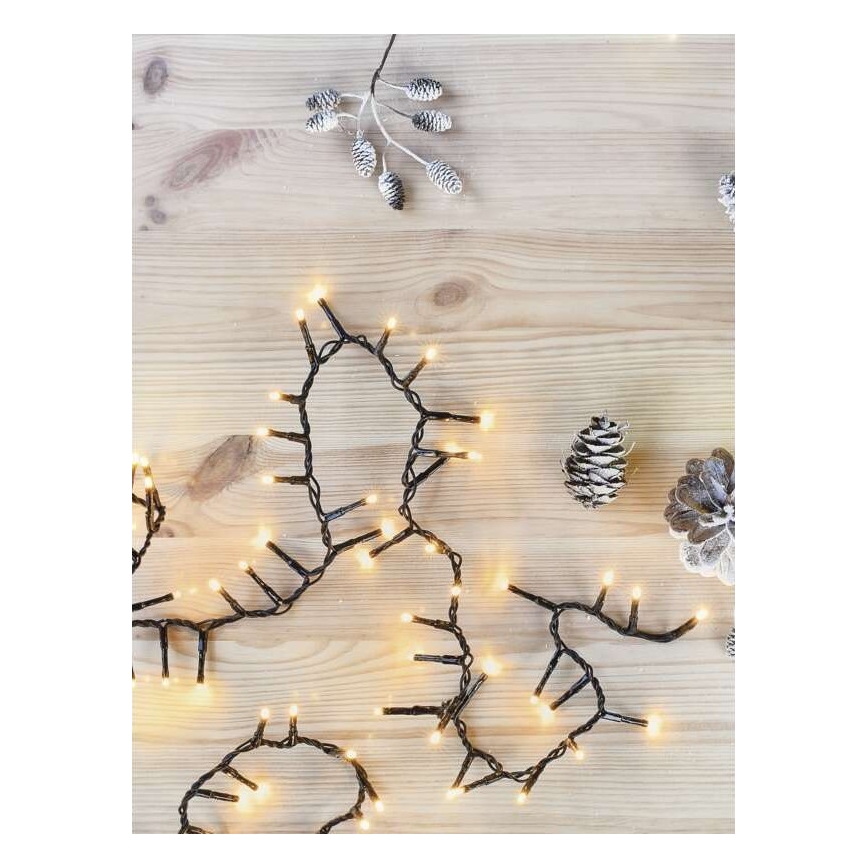 Guirlande de Noël LED extérieur 600xLED/17m IP44 vintage