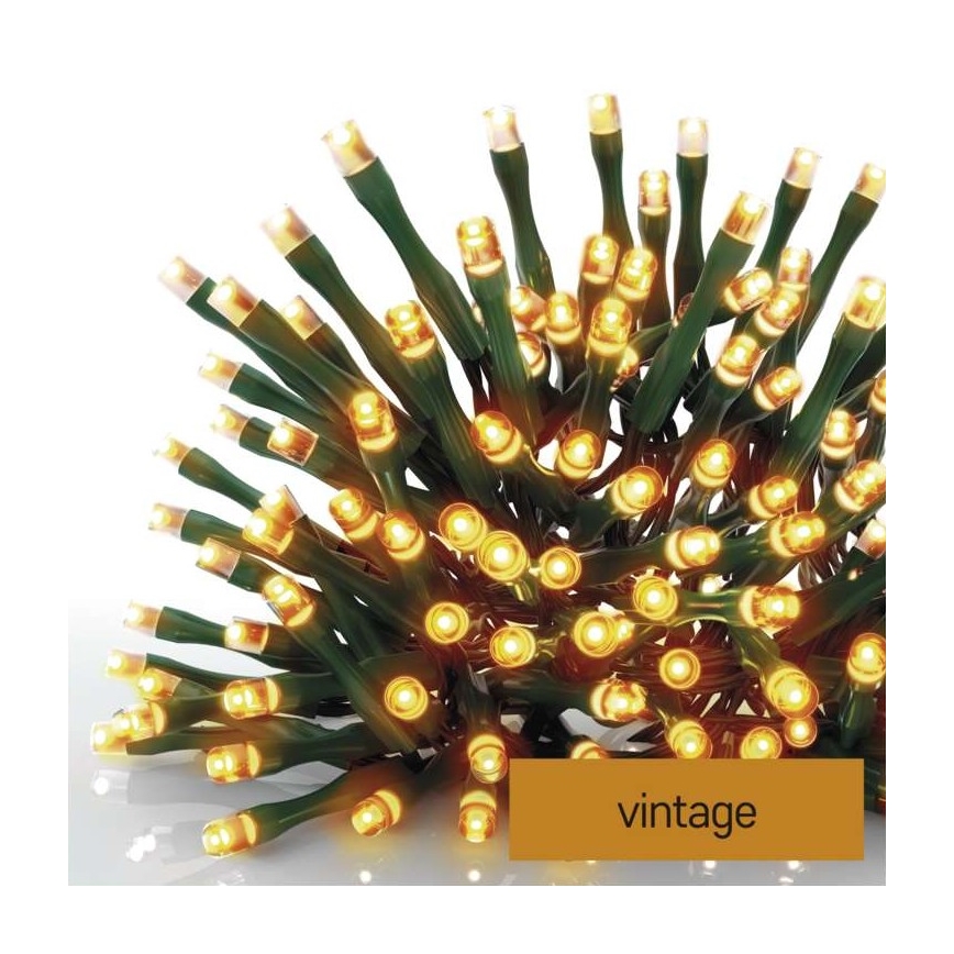 Guirlande de Noël LED extérieur 80xLED/13m IP44 vintage