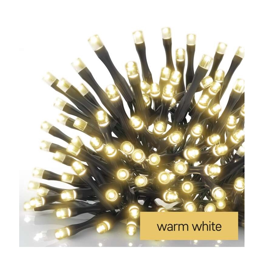 Guirlande de Noël LED extérieur 80xLED/6,1m IP44 blanc chaud