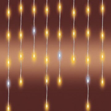 Guirlande de Noël LED extérieure 1200xLED/230V 25x0,56 m IP44 blanc chaud/blanc froid
