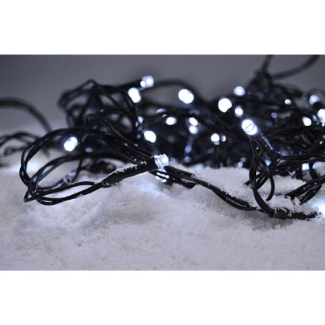Guirlande de Noël LED extérieure 400xLED/8 fonctions 25 m IP44 blanc froid