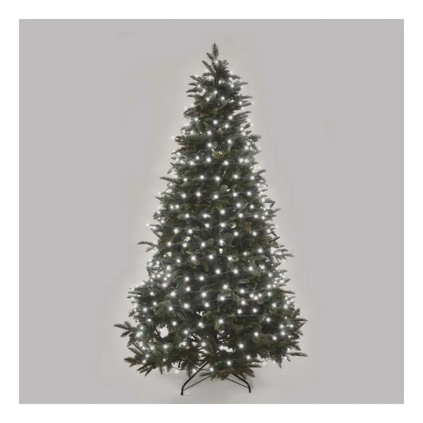 Guirlande de Noël LED extérieure 480 LED, 8 fonctions, 53 m, blanc froid, IP44