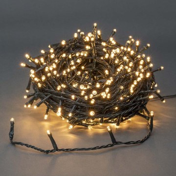 Guirlande de Noël LED extérieure 720 LED/7 fonctions 57 m IP44 blanc chaud