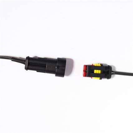 Guirlande de Noël LED extérieure CONE FILAMENT 20xE10 19m transparent/blanc chaud IP44, Made in the EU